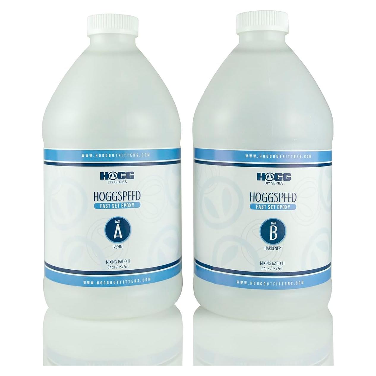 Kit de Resina Epóxica Hogg Speed 1 Galón - Secado Rápido 2:1