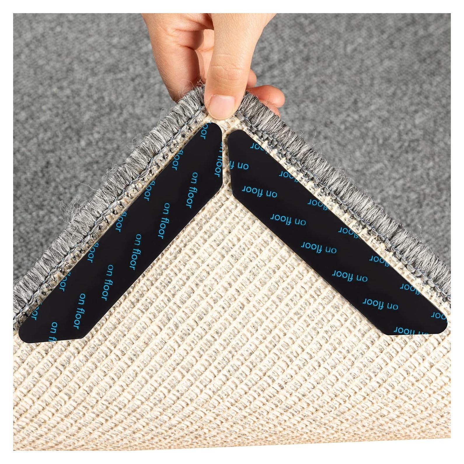 Sujetadores Antideslizantes para Alfombra Prosperitas - Paquete de 8