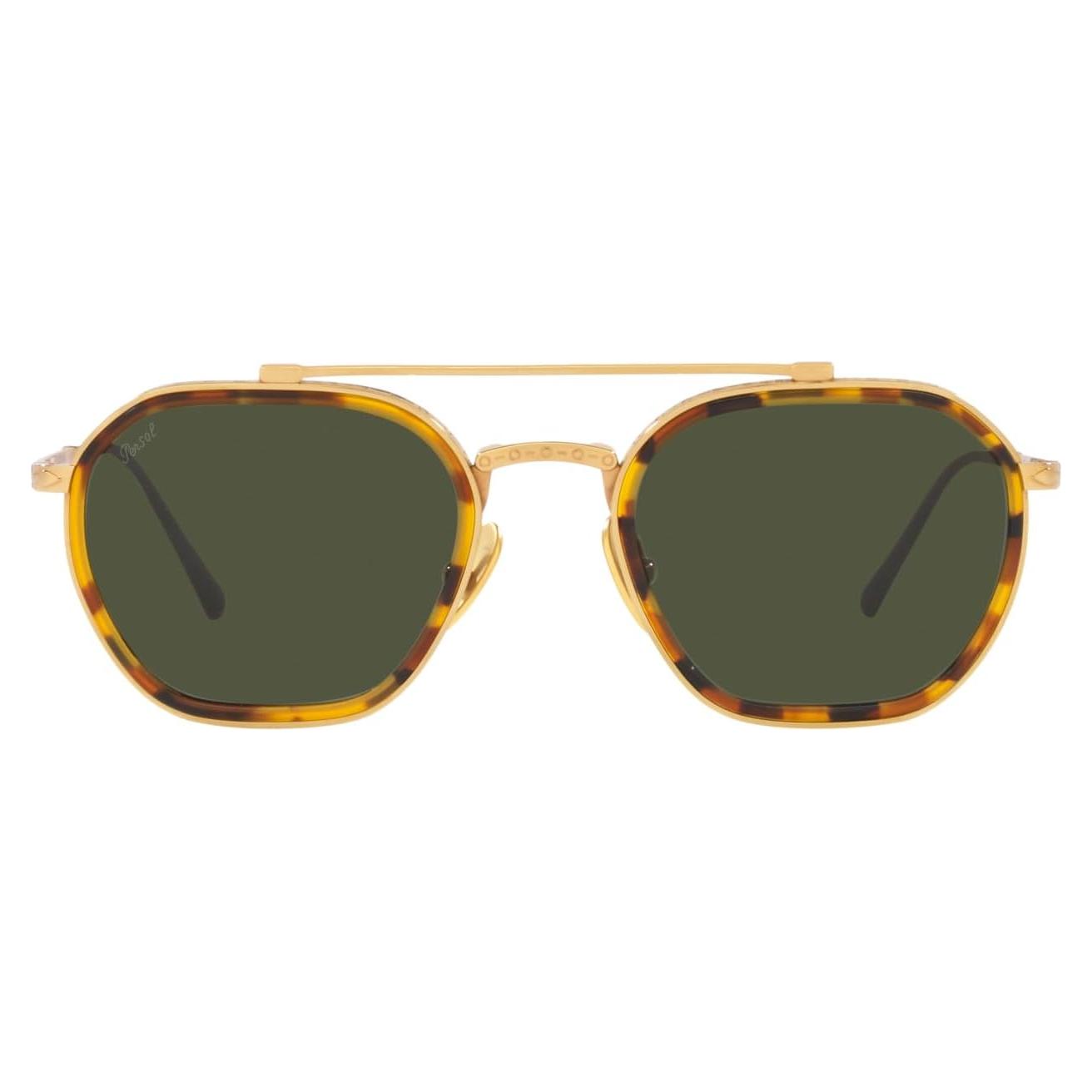 Gafas de sol Persol PO5010ST Piloto Dorado Verde 49mm