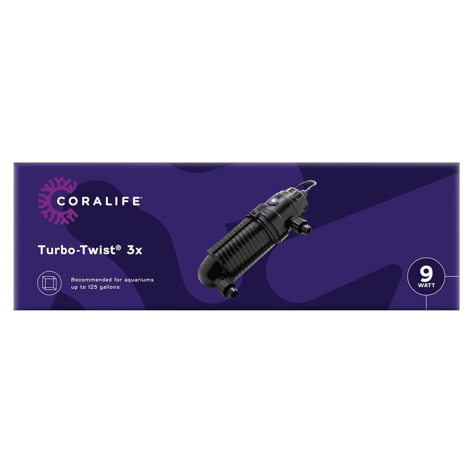 Estabilizador UV Coralife Turbo-Twist 9W hasta 473L Acuarios