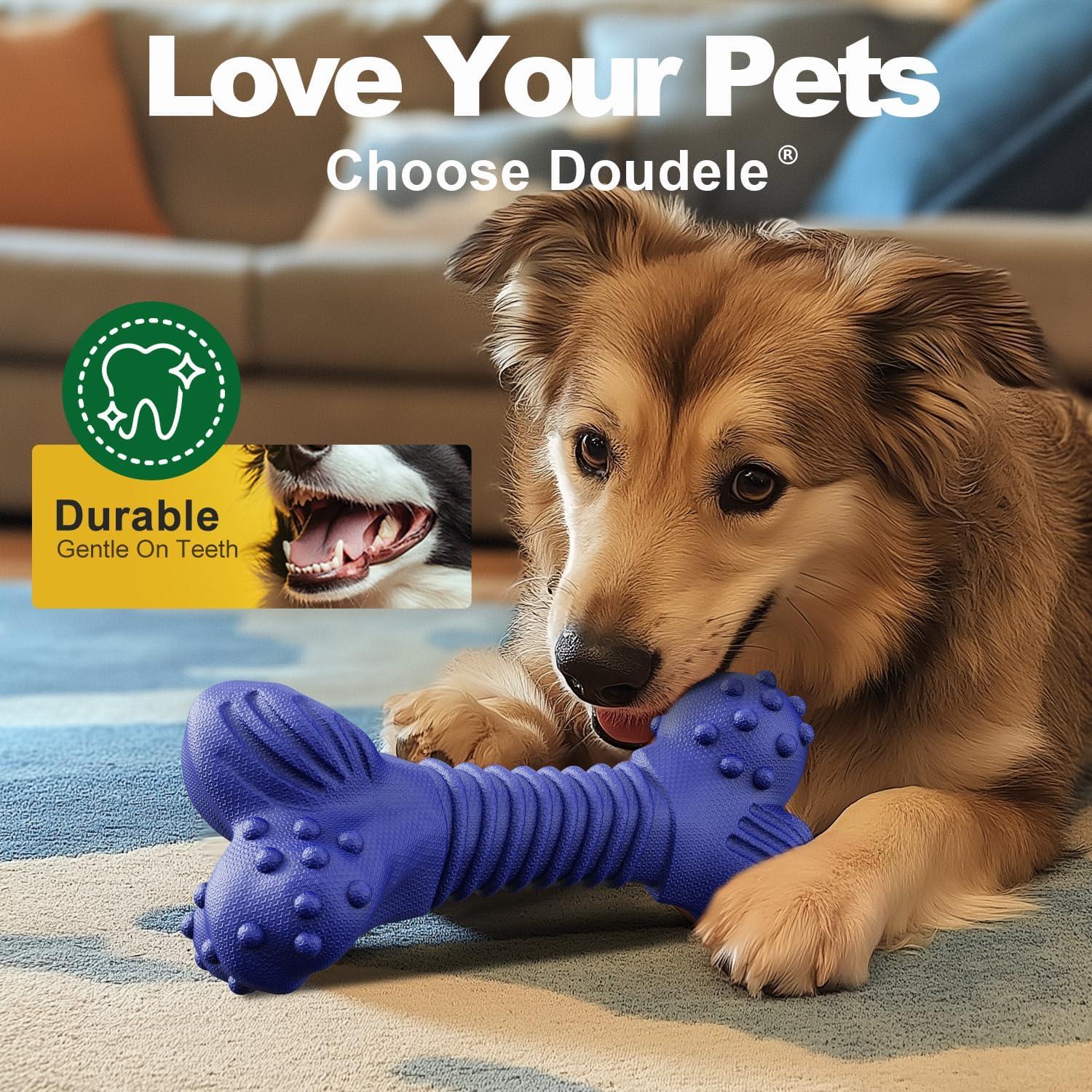 Juguete Indestructible para Perros Doudele - Hueso de Goma 23cm