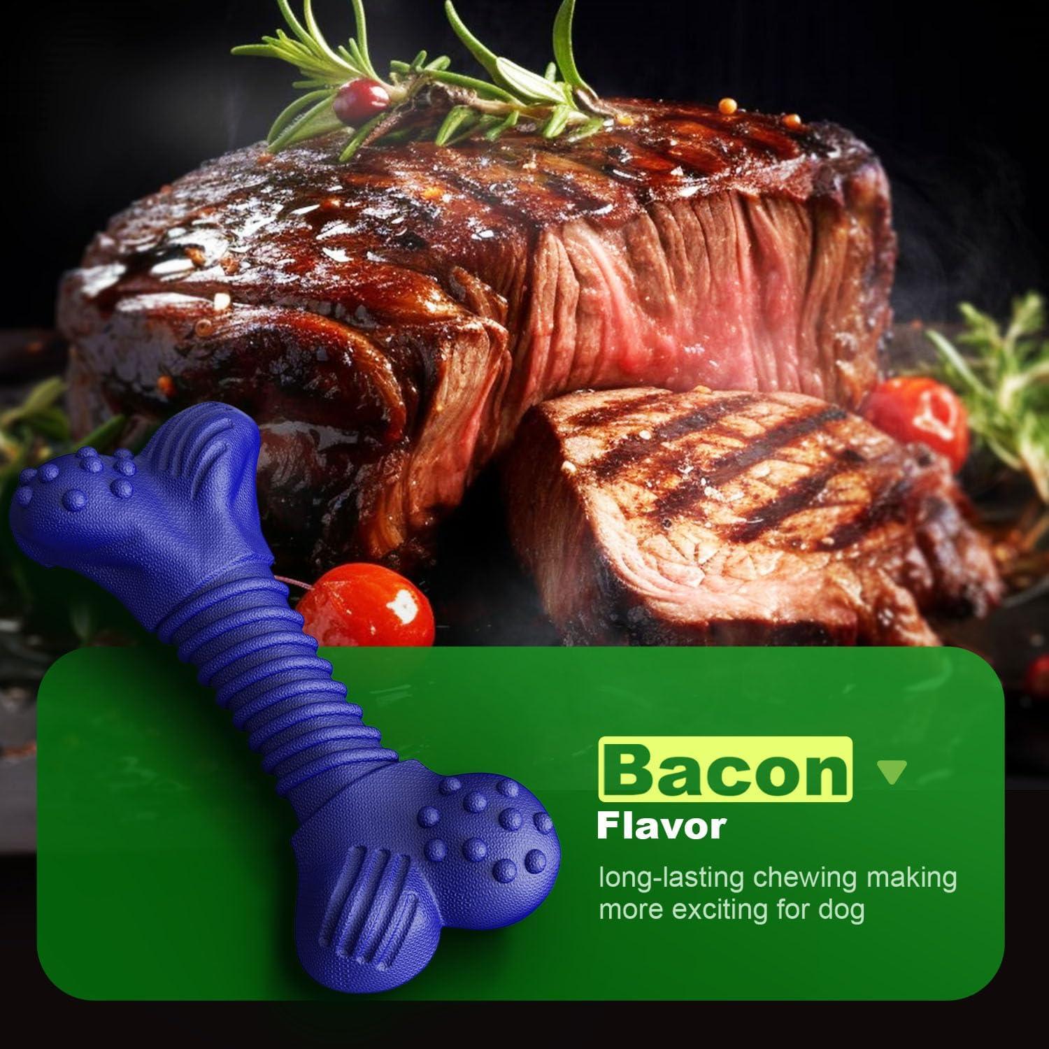 Juguete Indestructible para Perros Doudele - Hueso de Goma 23cm