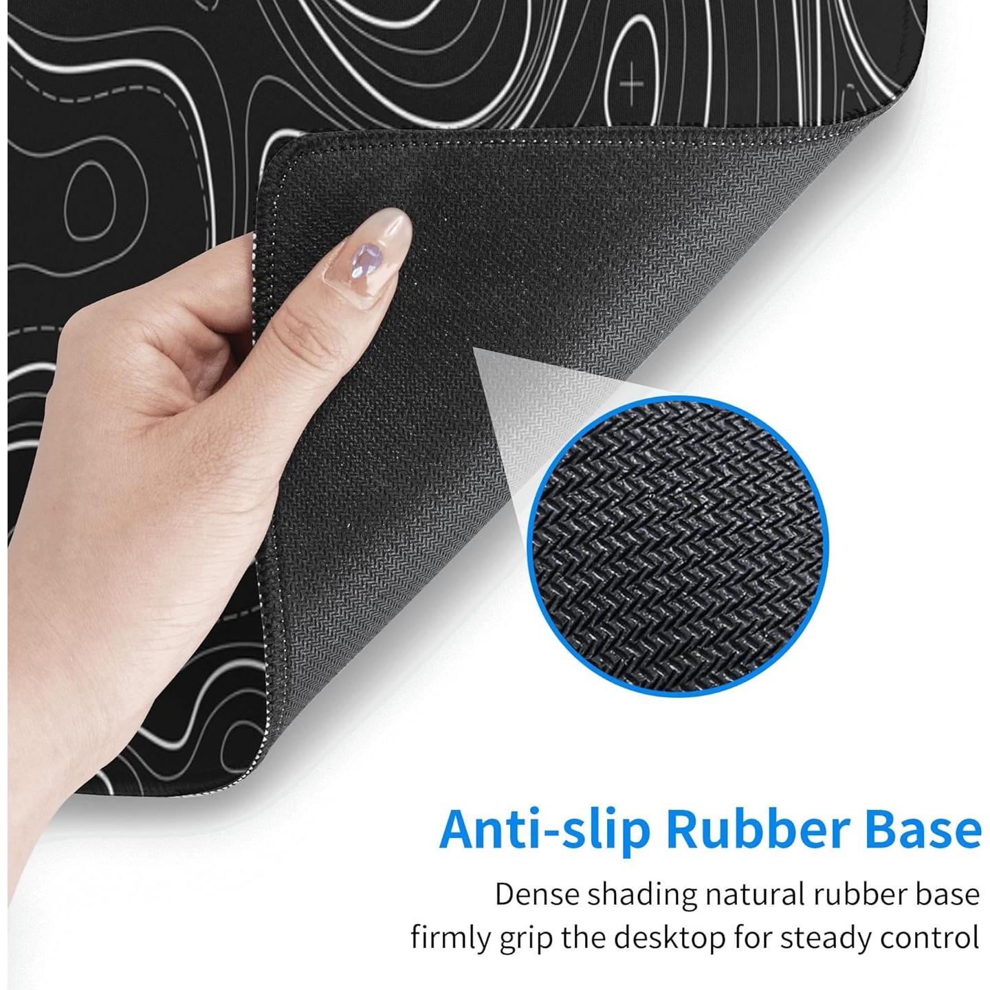 Alfombrilla de Ratón Grande BEYIMEN Topográfica 30x80 cm