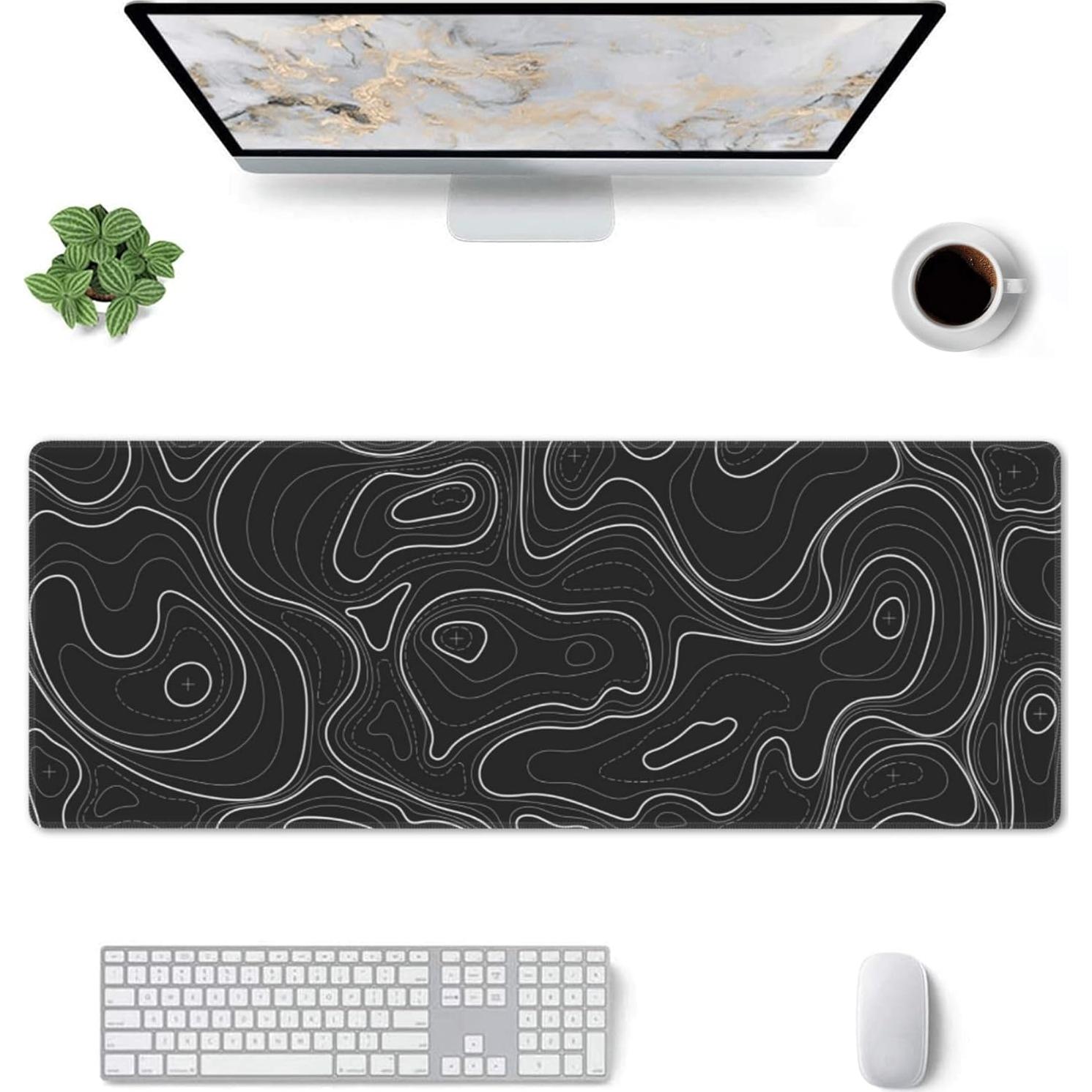 Alfombrilla de Ratón Grande BEYIMEN Topográfica 30x80 cm