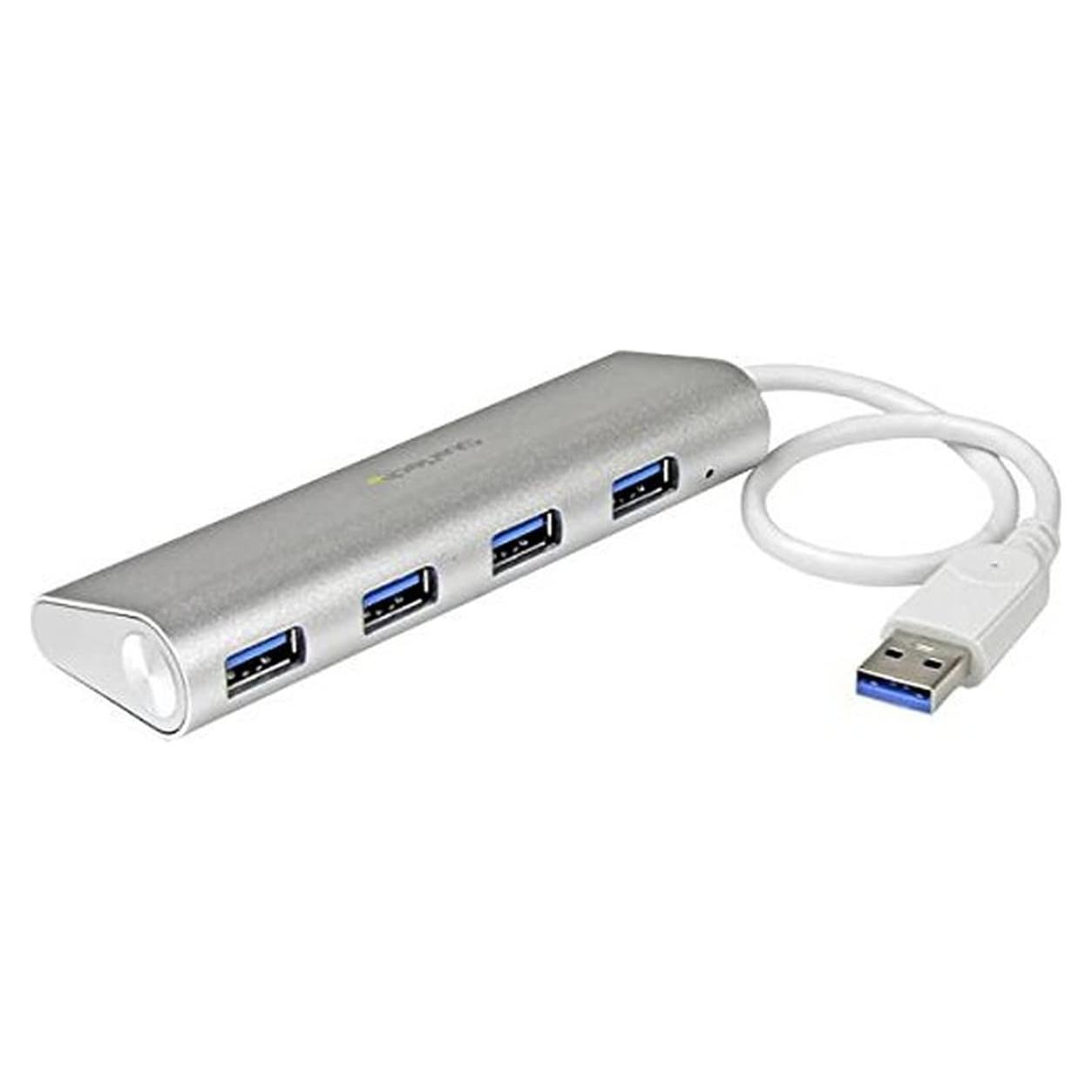 Hub USB 3.2 de 4 Puertos StarTech.com, Aluminio, 5Gbps