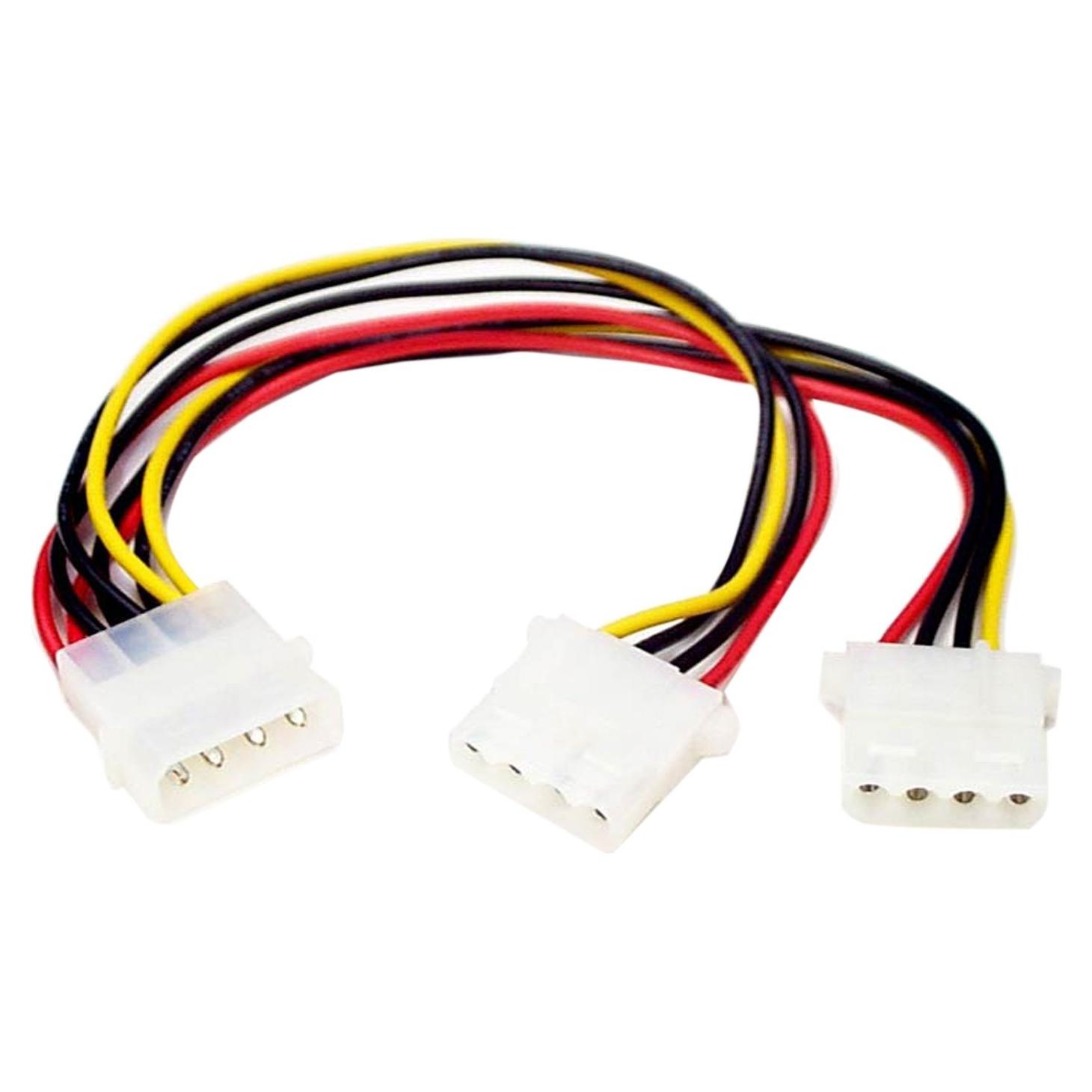 Cable divisor de alimentación Y LP4 a 2x LP4 StarTech PYO2L