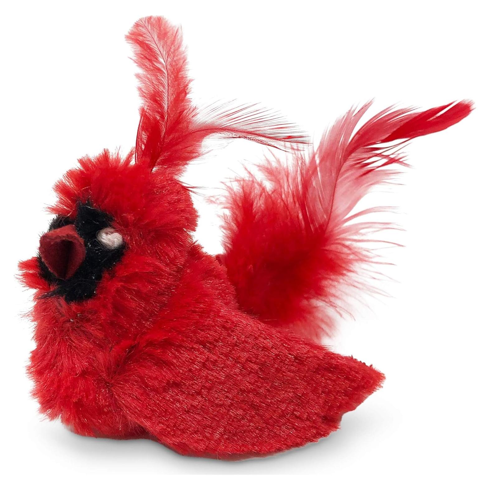 Juguete Interactivo para Gatos OurPets RealBirds con Hierba Gatera