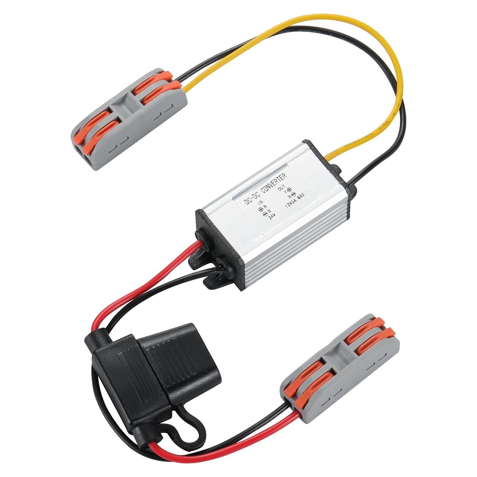 Convertidor de Voltaje DC-DC 24V a 12V 5A 60W MZHOU