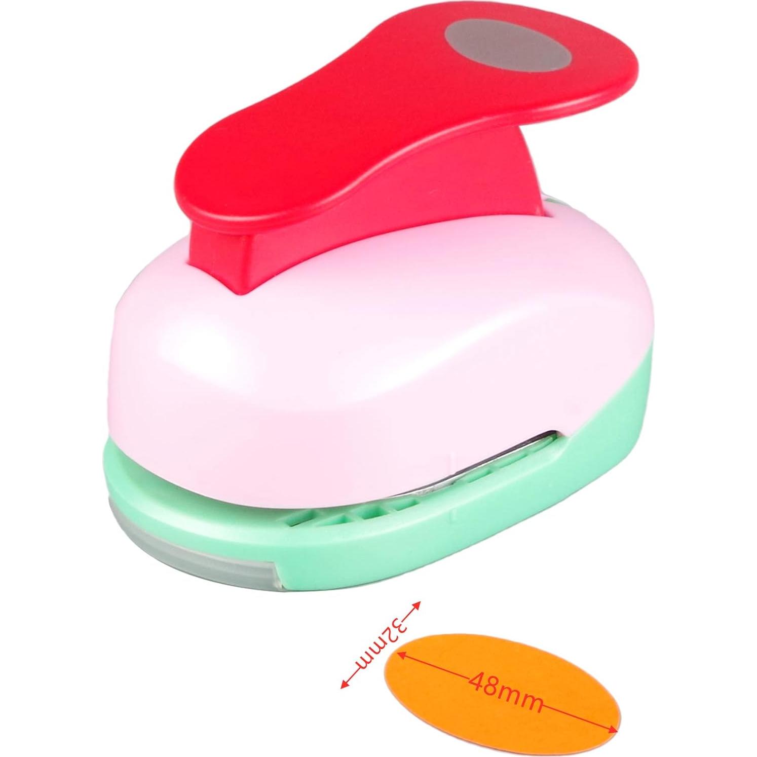 Perforadora Ovalada 48mm Wsyhomie Manualidades DIY Caramelo