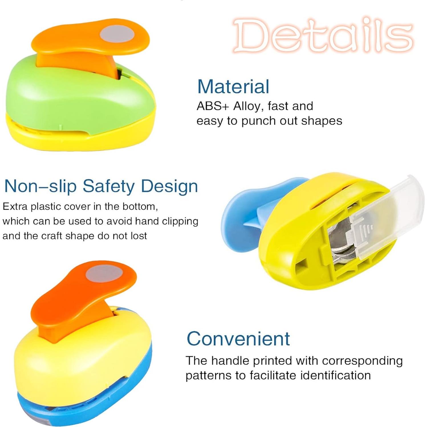 Perforadora Ovalada 48mm Wsyhomie Manualidades DIY Caramelo