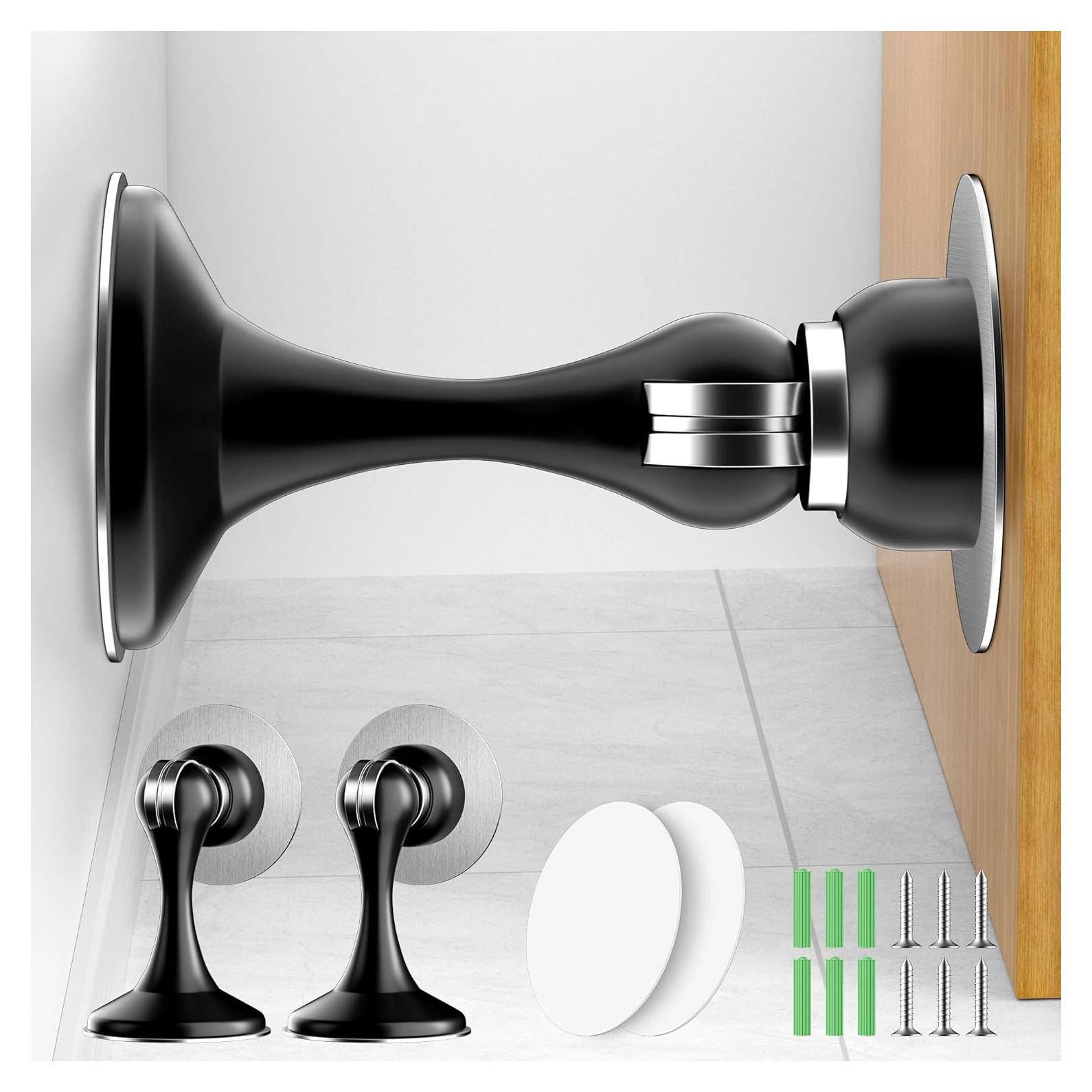 Paradas de Puerta Magnéticas Crosize 2 Paquete Acero Inoxidable