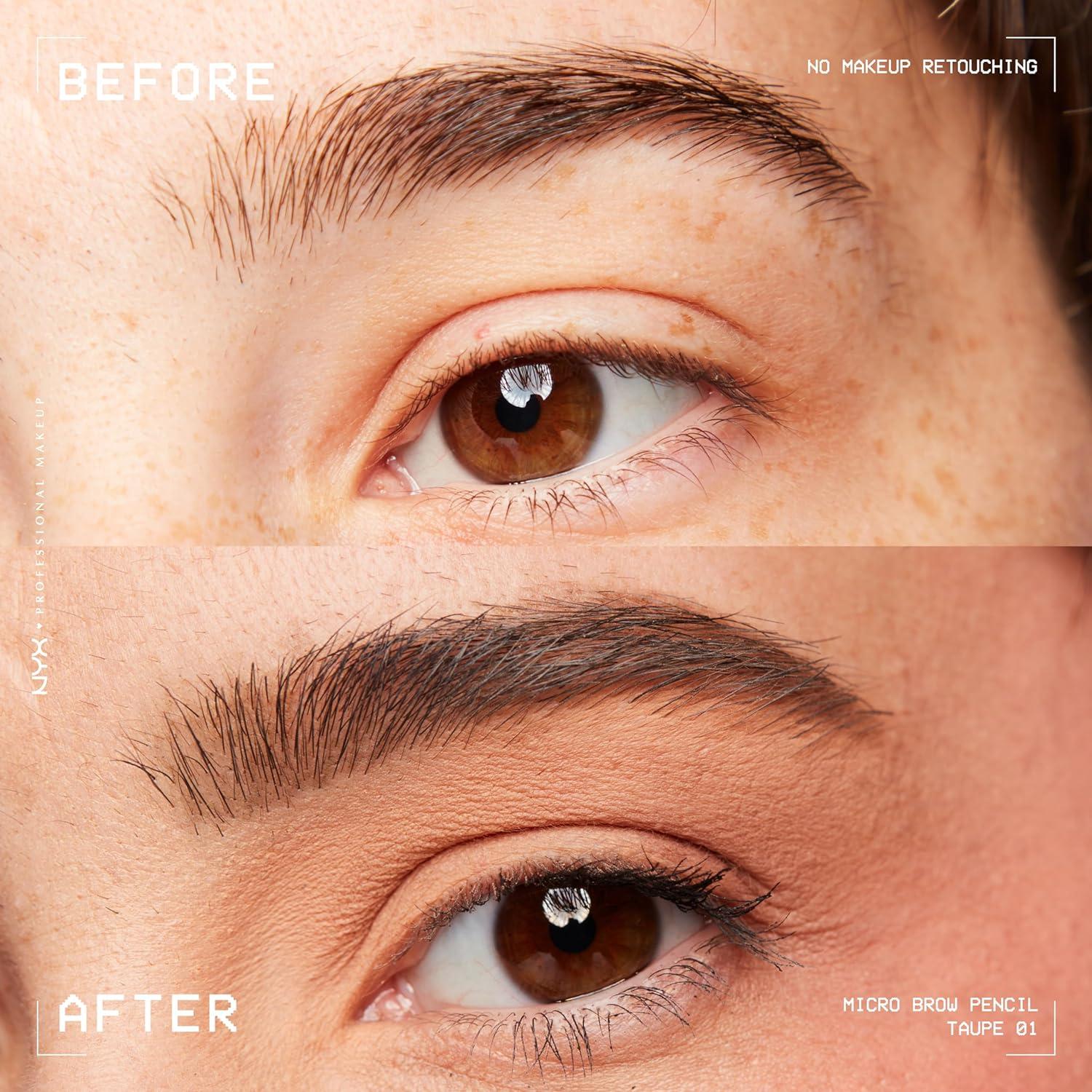 Lápiz de Cejas Micro NYX Professional Makeup - Taupe