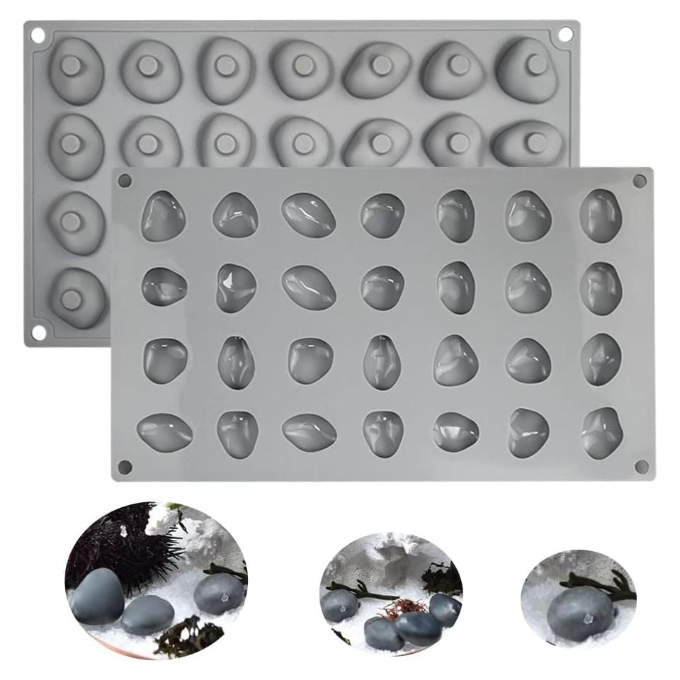 Molde de Silicona Antiadherente Mostsom Piedra M 30.4x17.8cm