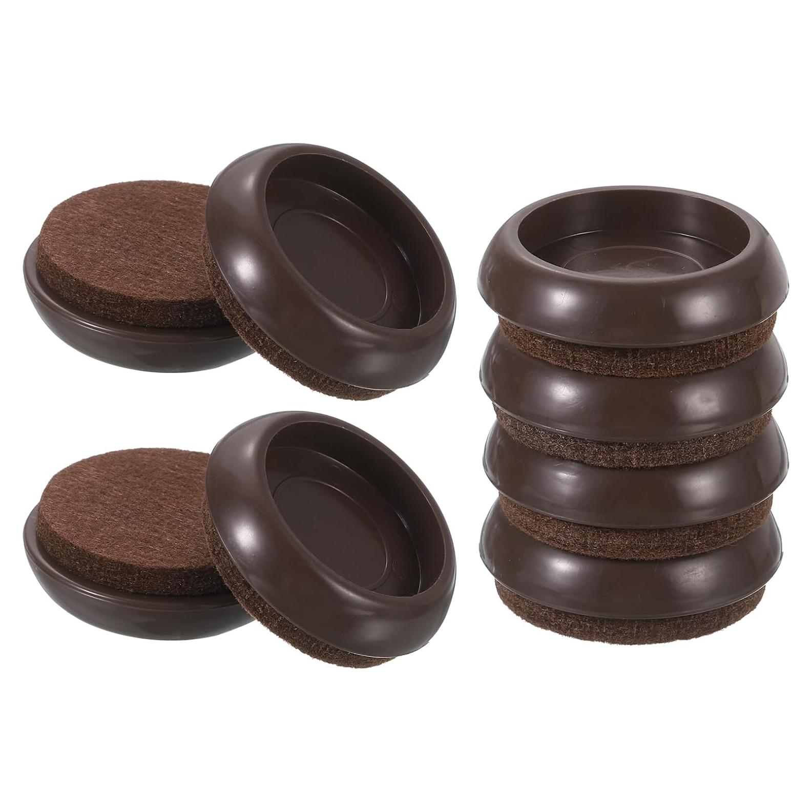 Pads para Muebles uxcell, 8 Pcs 32mm Redondos con Fieltro