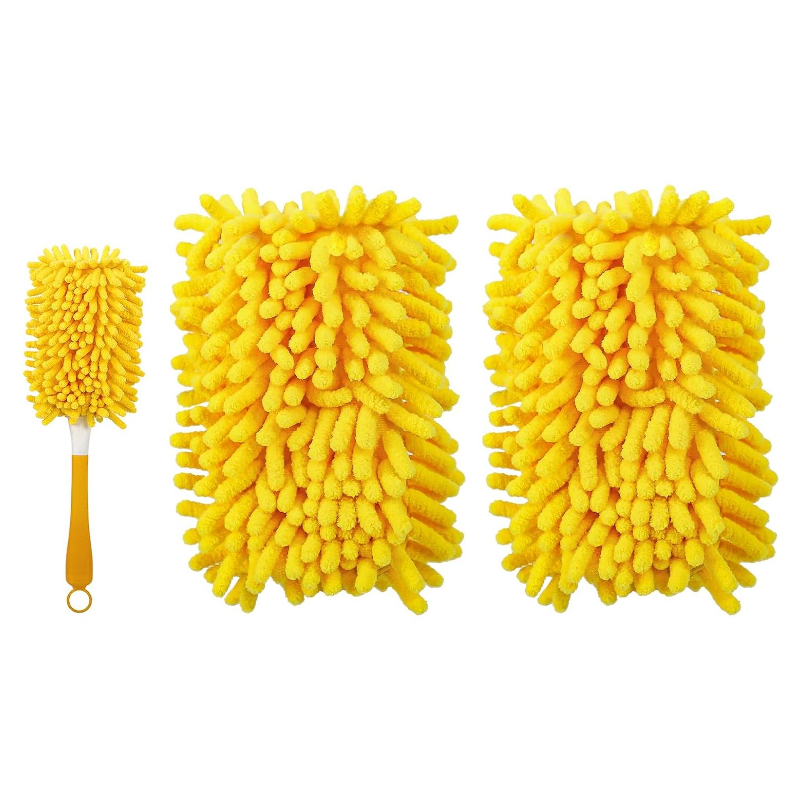 Recargas de Plumero Reutilizables Yicotira - 2 Paquete Microfibra