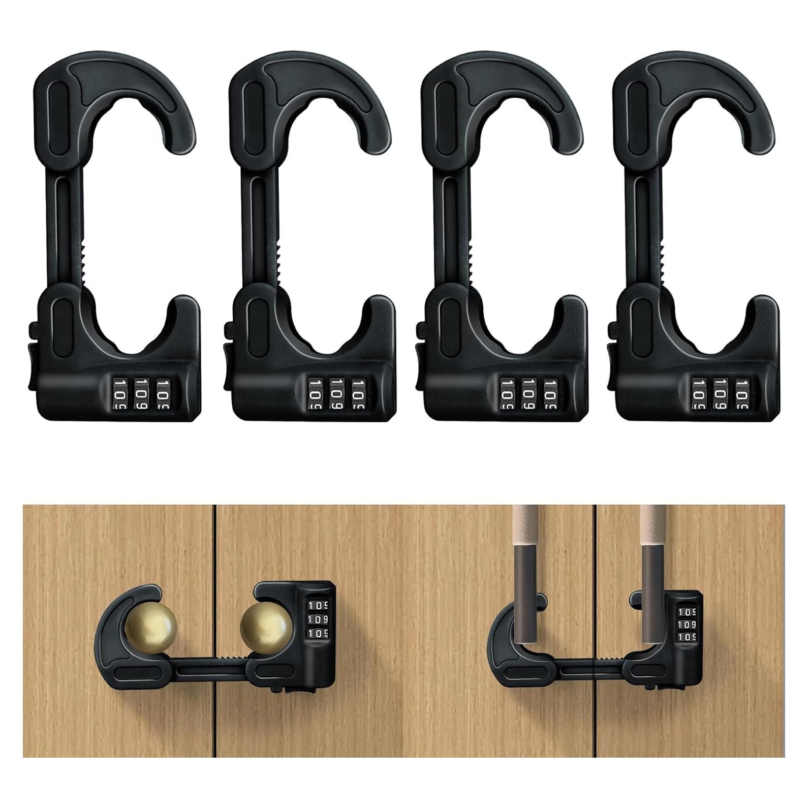 4 Cerraduras de Gabinete de Seguridad HoneSecur para Niños