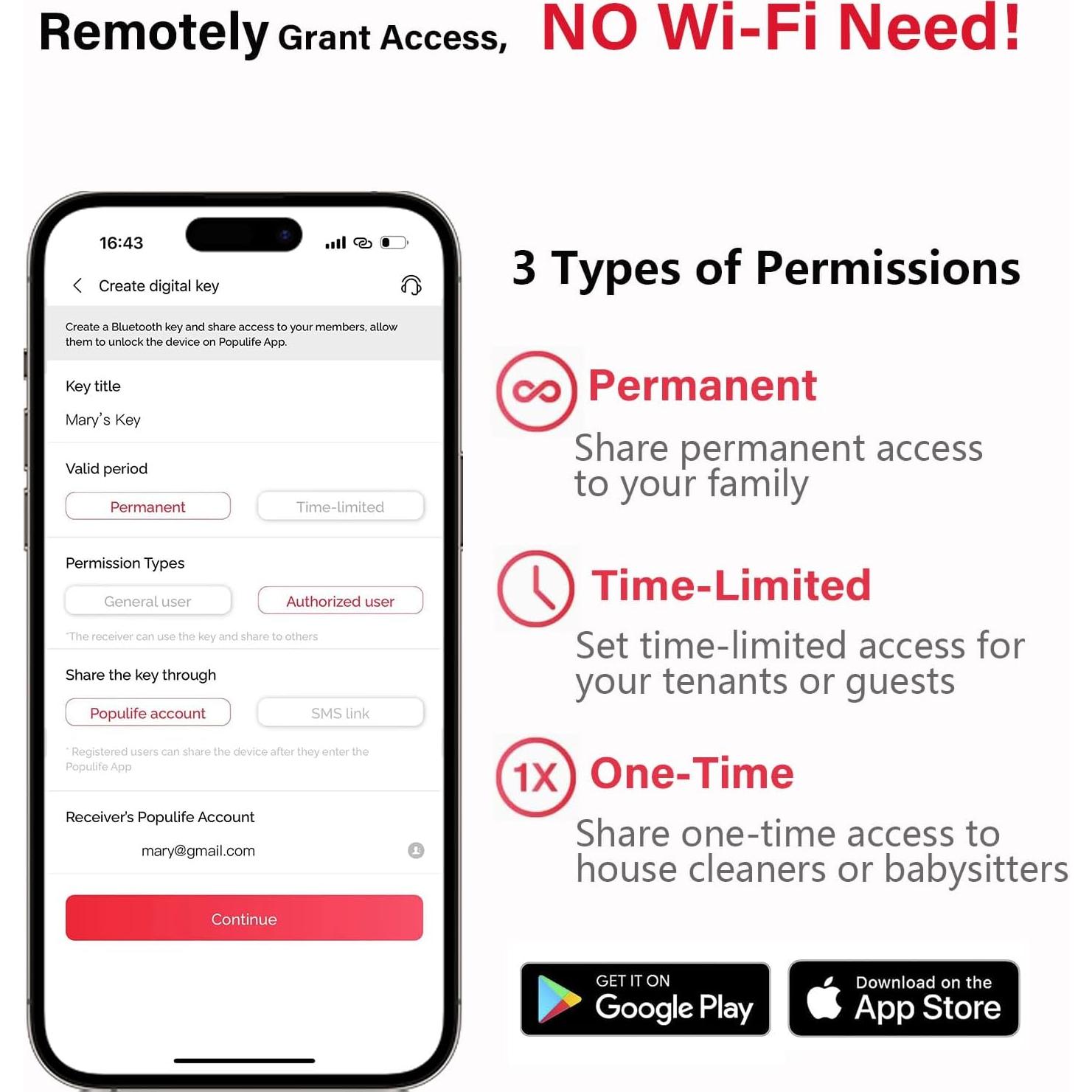 Caja de Llave Inteligente Populife K2 para Exterior, Acero Aleado