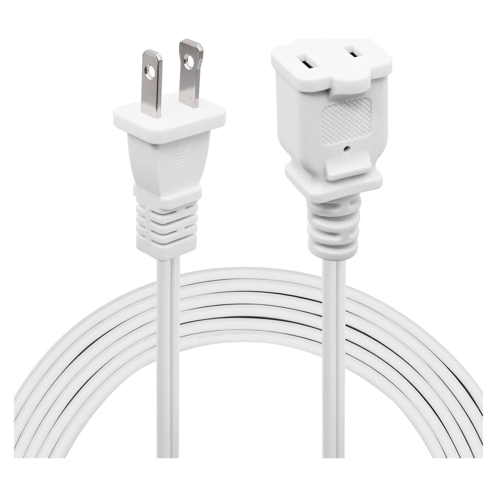 Cable de Extensión 1.52m Yeatel 18AWG Polarizado Blanco