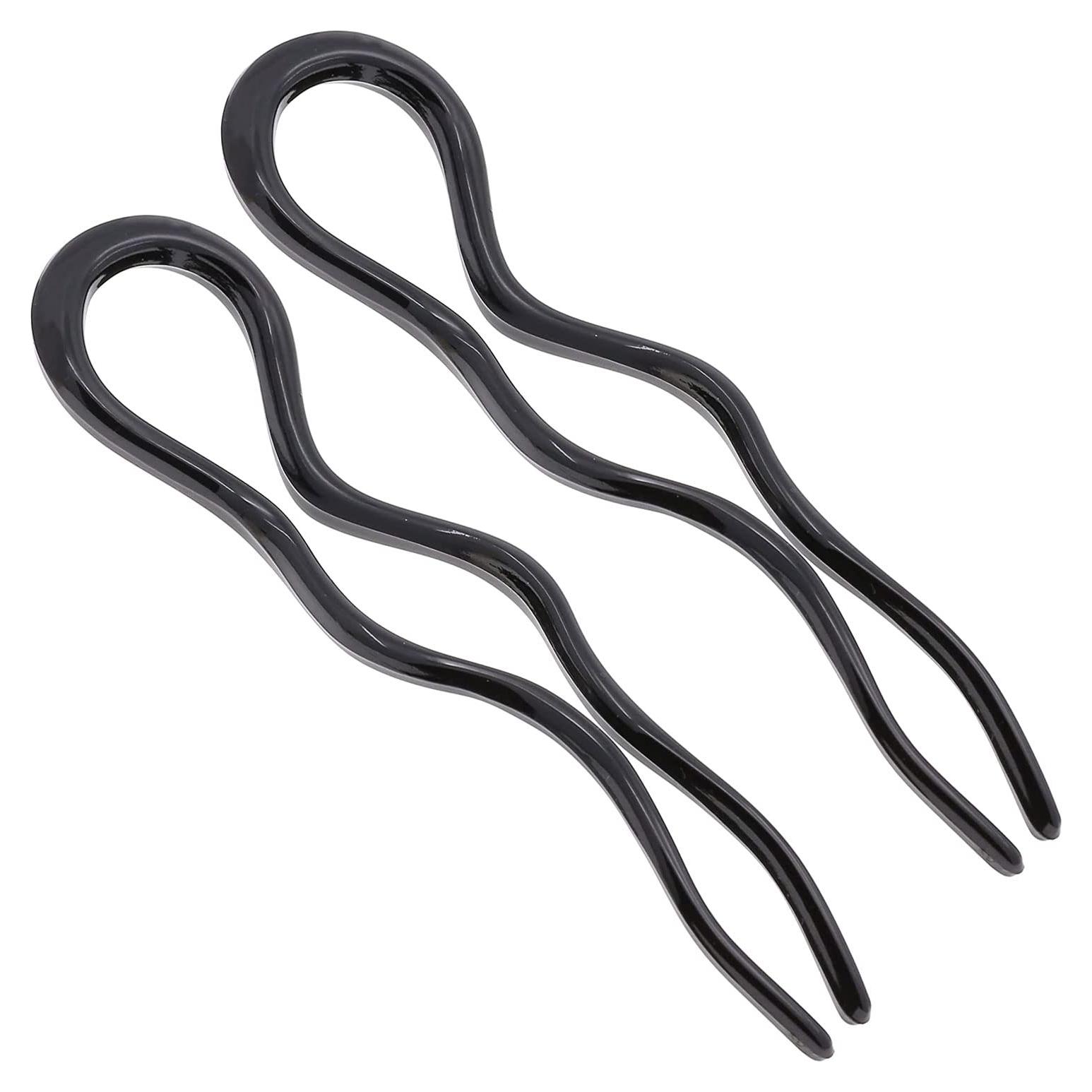 Horquillas para el cabello Camila Paris CP3285-2, 2 piezas, negro