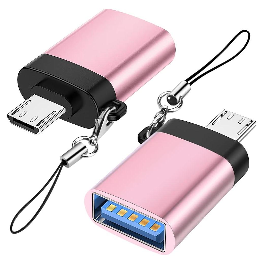 Adaptador Micro USB a USB 3.0 Seminer - Paquete de 2 OTG