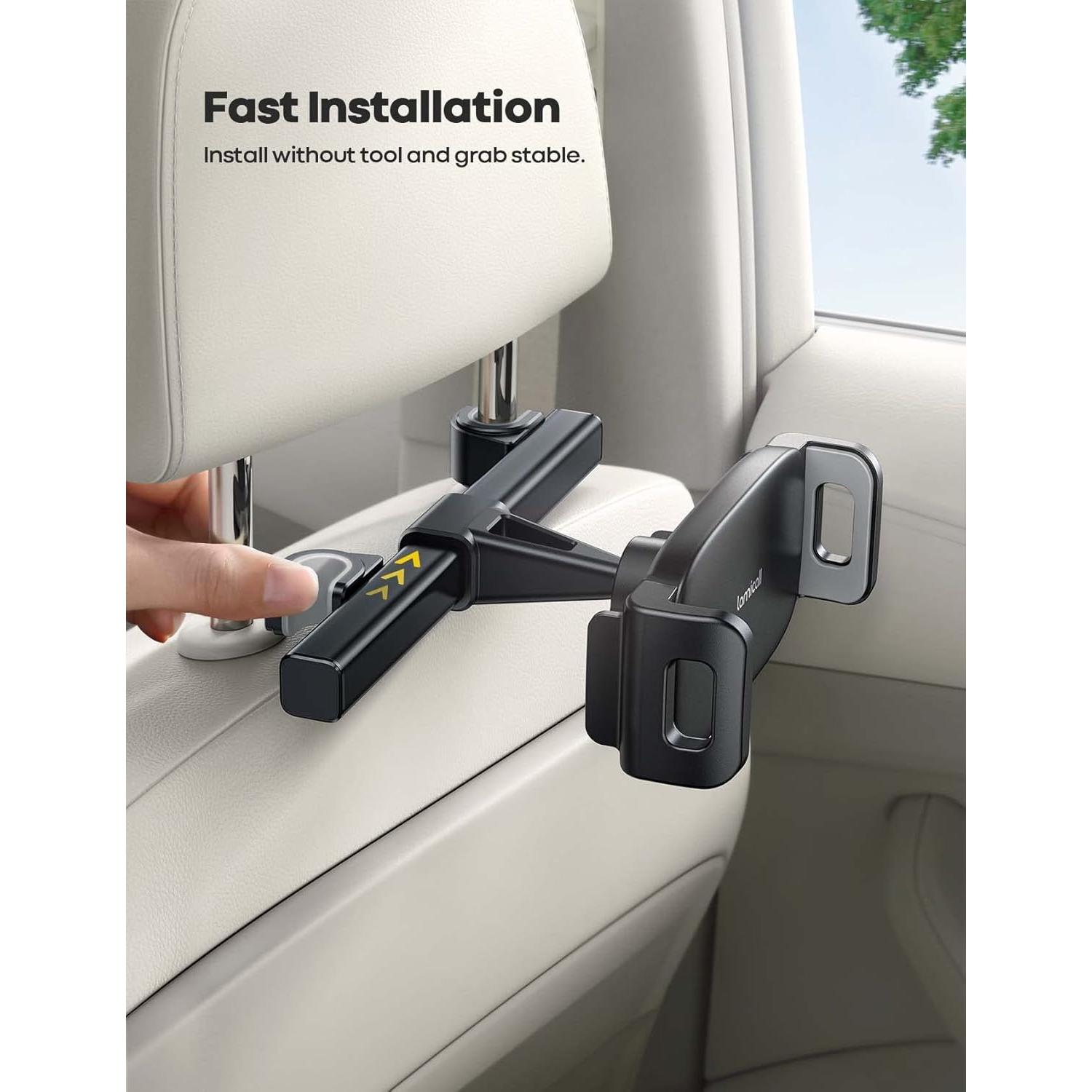 Soporte para Tableta Lamicall CH05 Negro para Reposacabezas