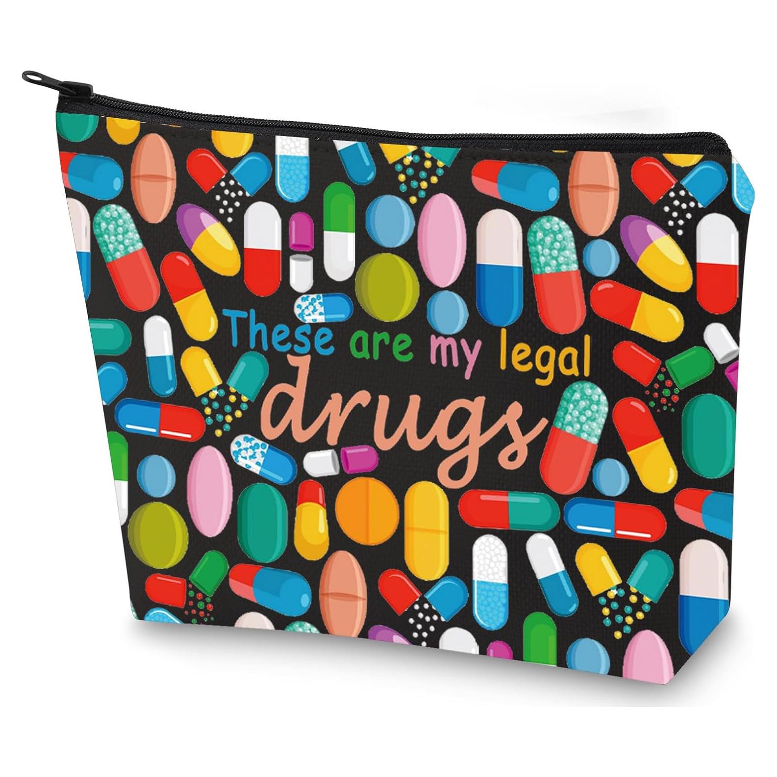 Bolsa Cosmética Divertida para Mujeres G2TUP - Mis Drogas Legales