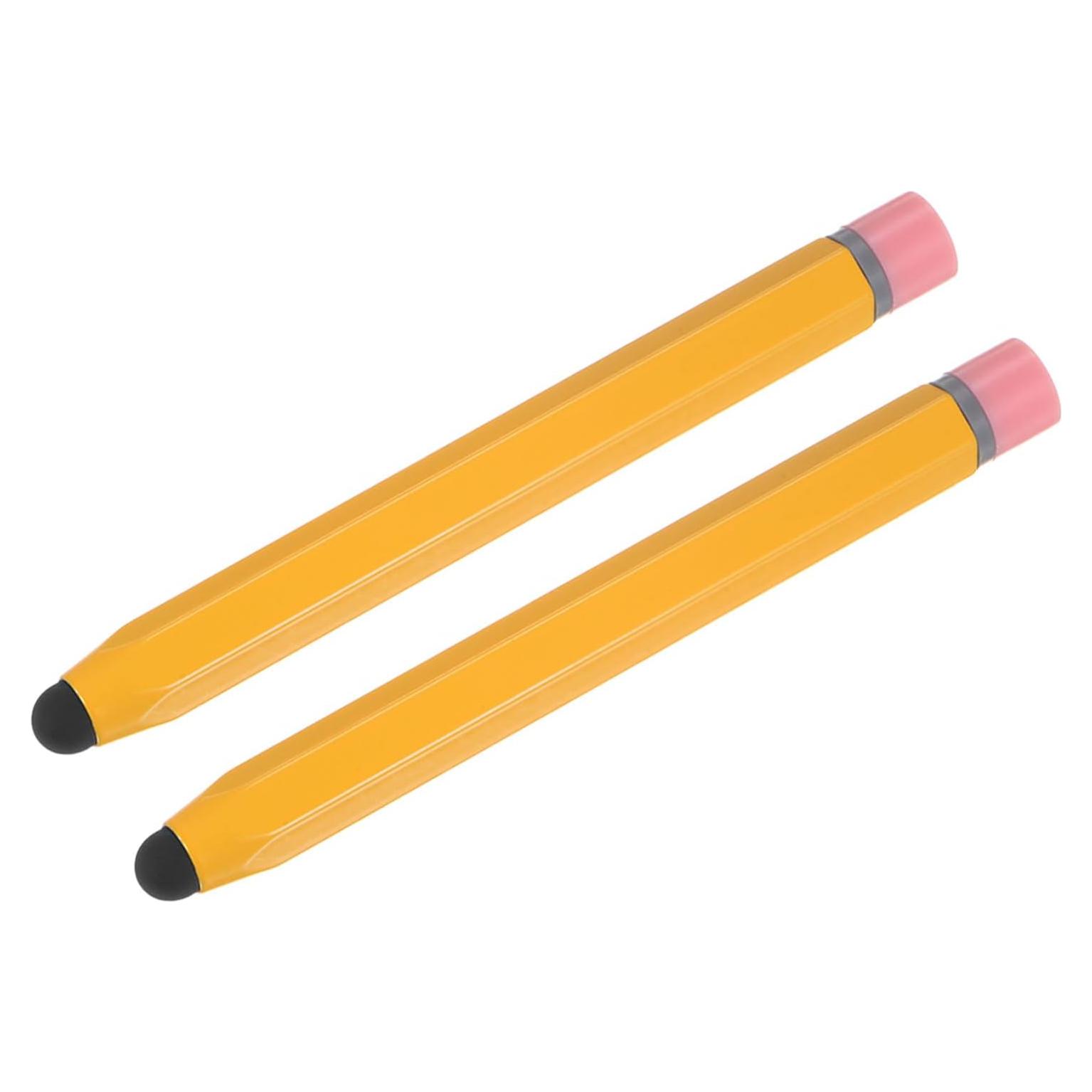 Lápices Stylus MECCANIXITY 2pcs para Pantallas Táctiles 9.65 cm Amarillo