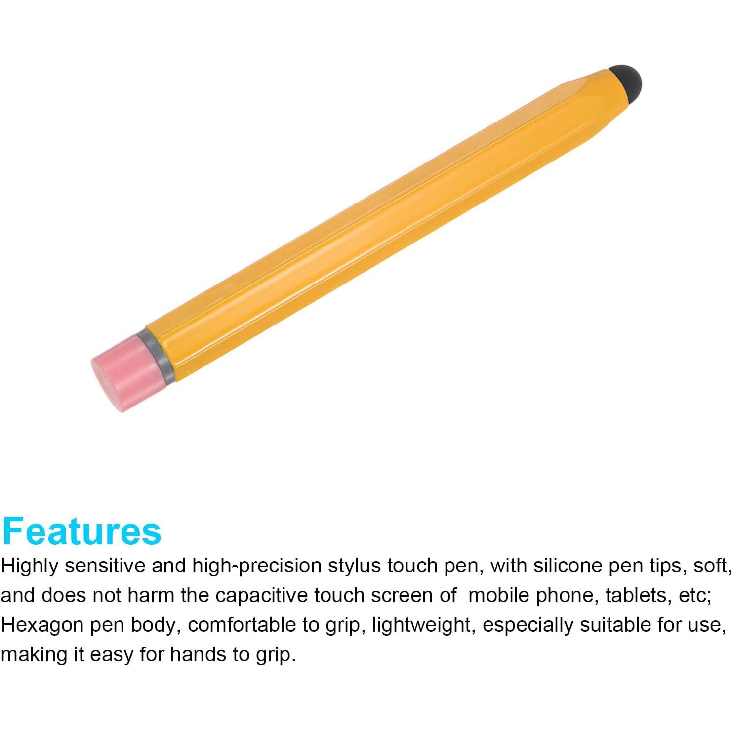 Lápices Stylus MECCANIXITY 2pcs para Pantallas Táctiles 9.65 cm Amarillo