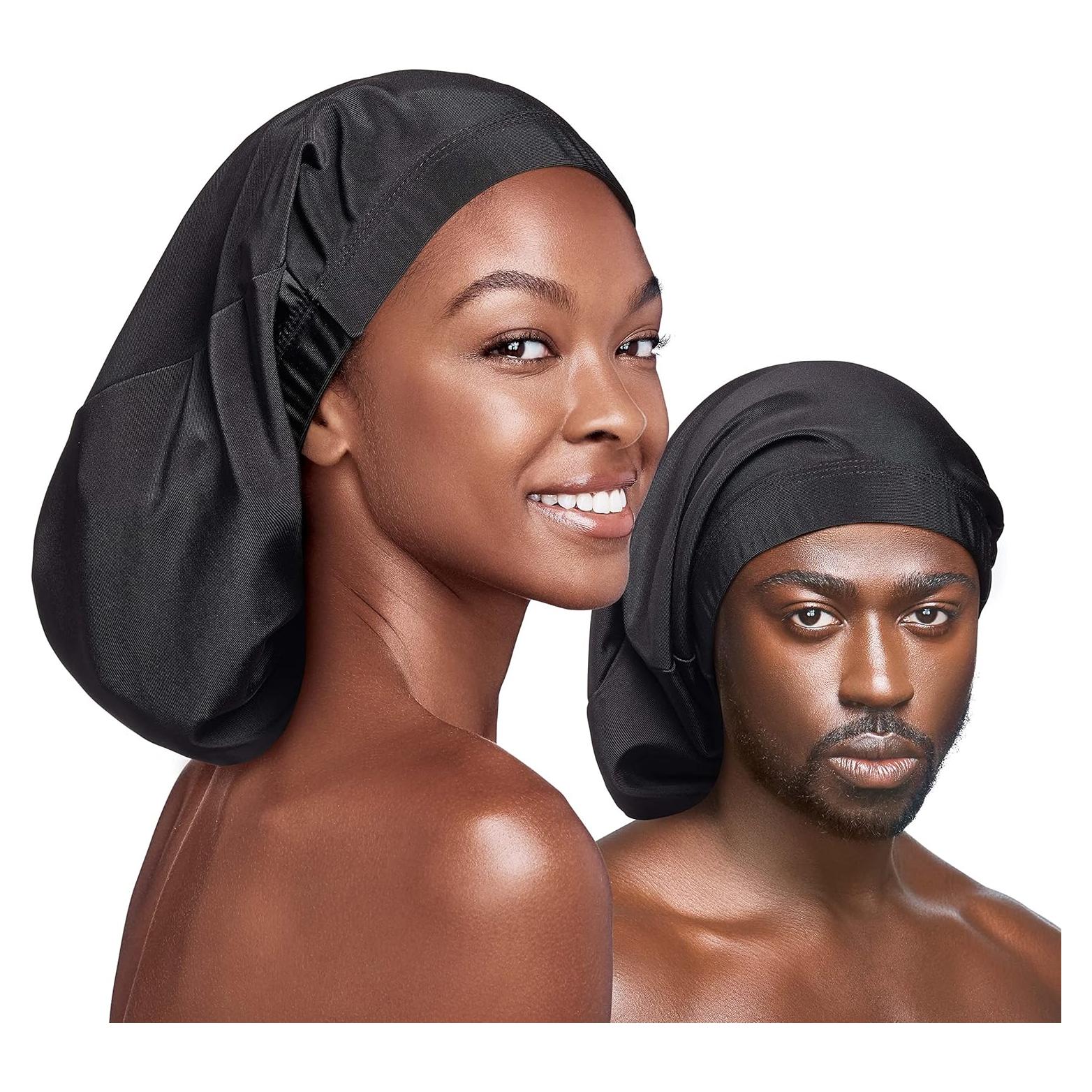 Gorro de Dormir Unisex Red by Kiss XL para Dreadlocks y Trenzas