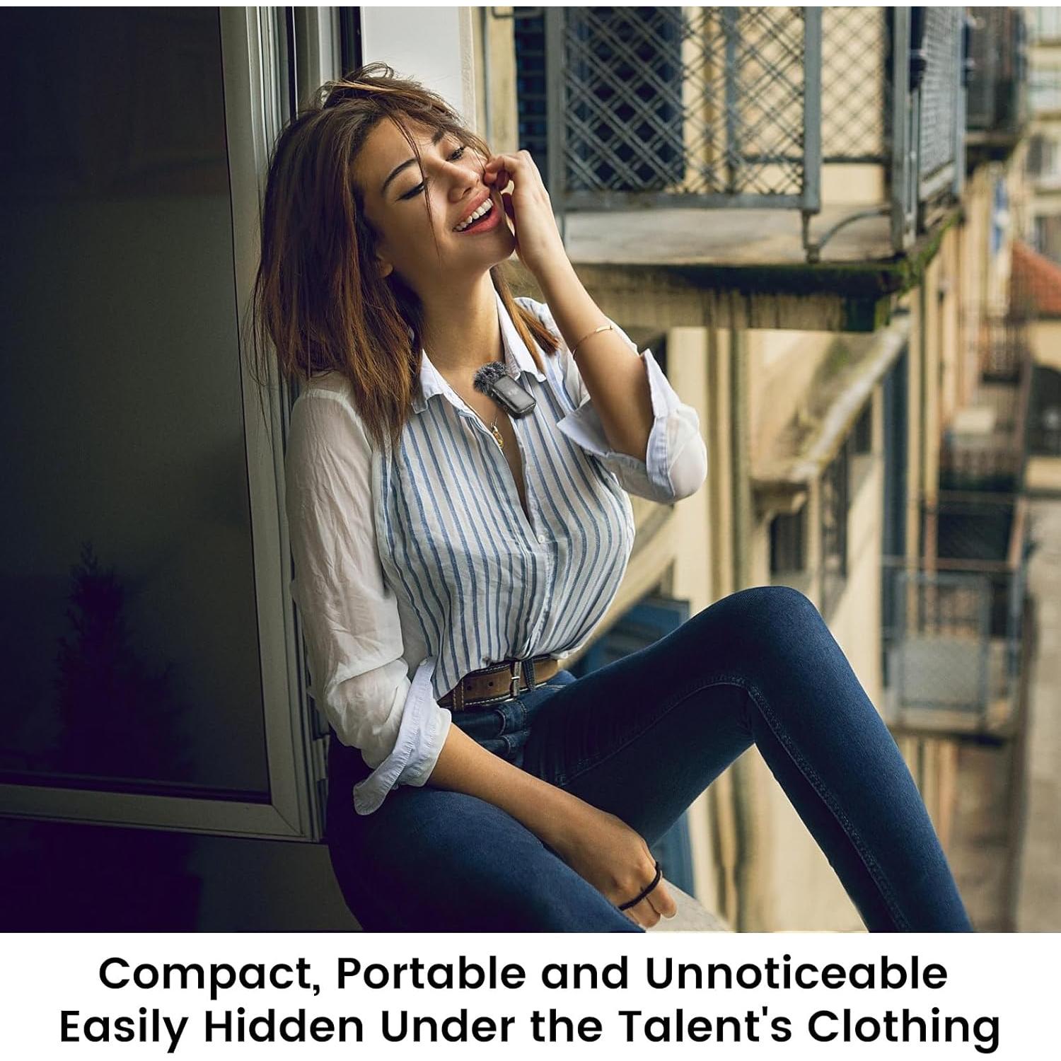 Pantalla de viento para micrófono DJI Mic 2 y OSMO Pocket 3 - Gris