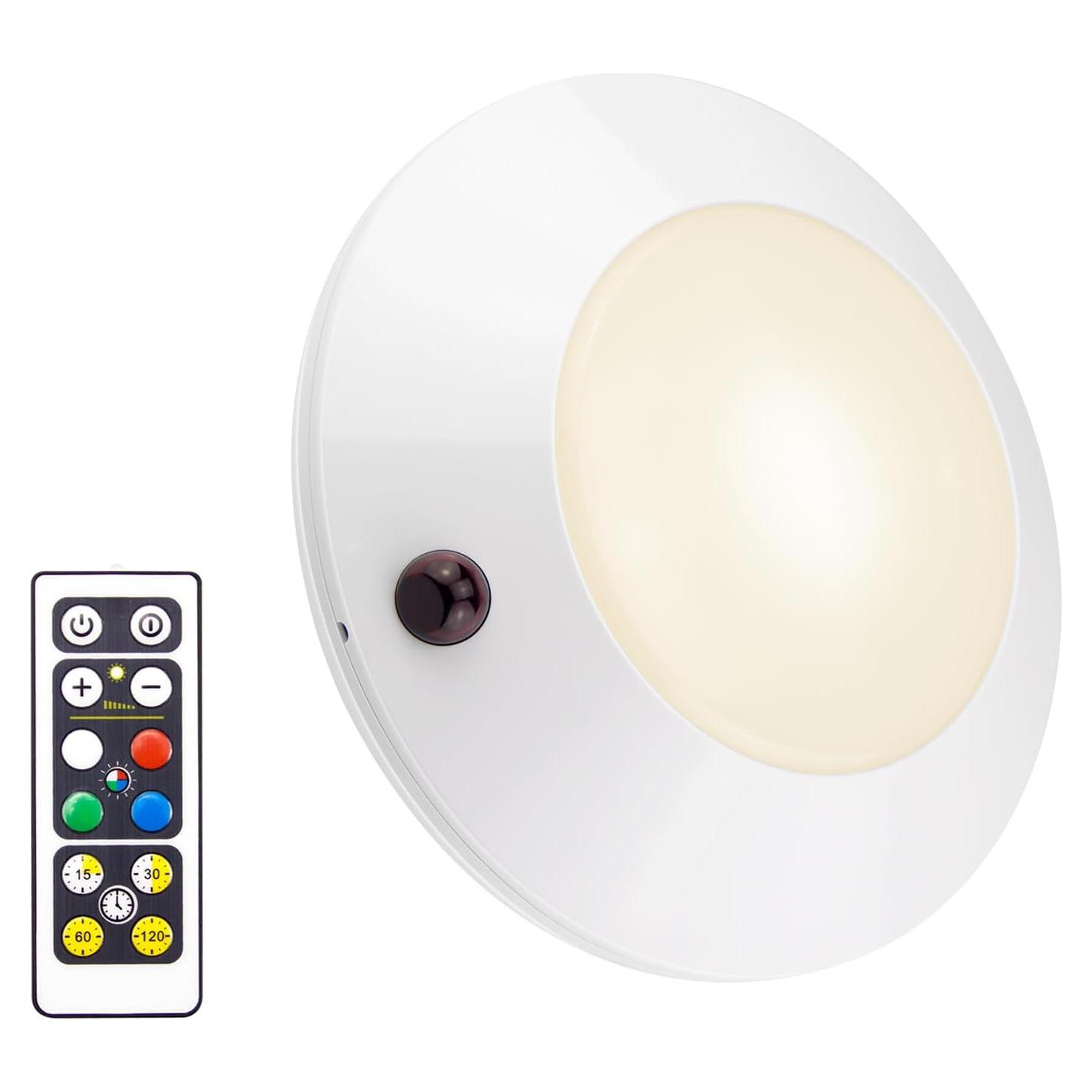 Luz de Techo LED BIGLIGHT Inalámbrica 170 Lúmenes 4 Colores