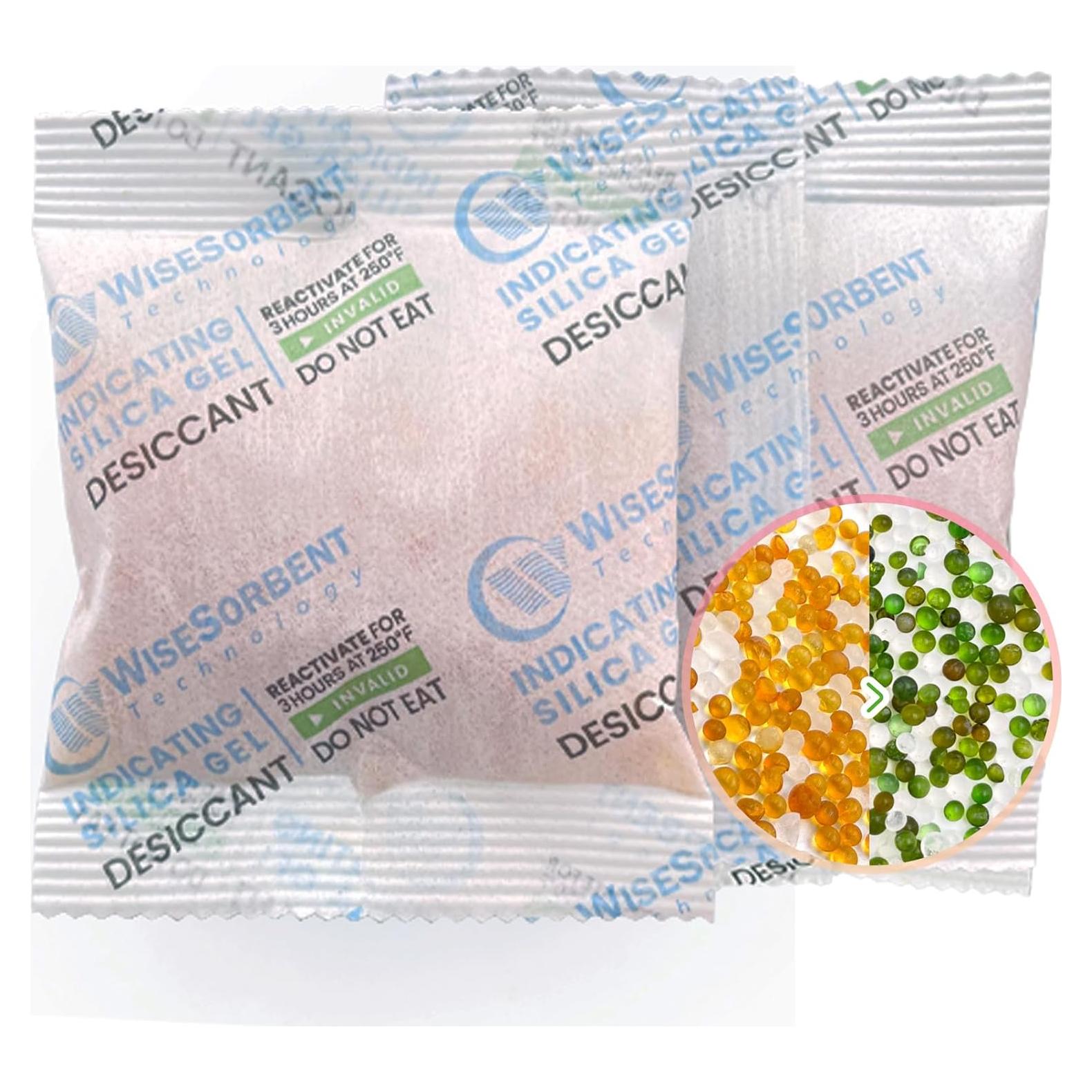 30 Paquetes de Gel de Silica 20g Wisesorbent - Deshidratantes Recargables