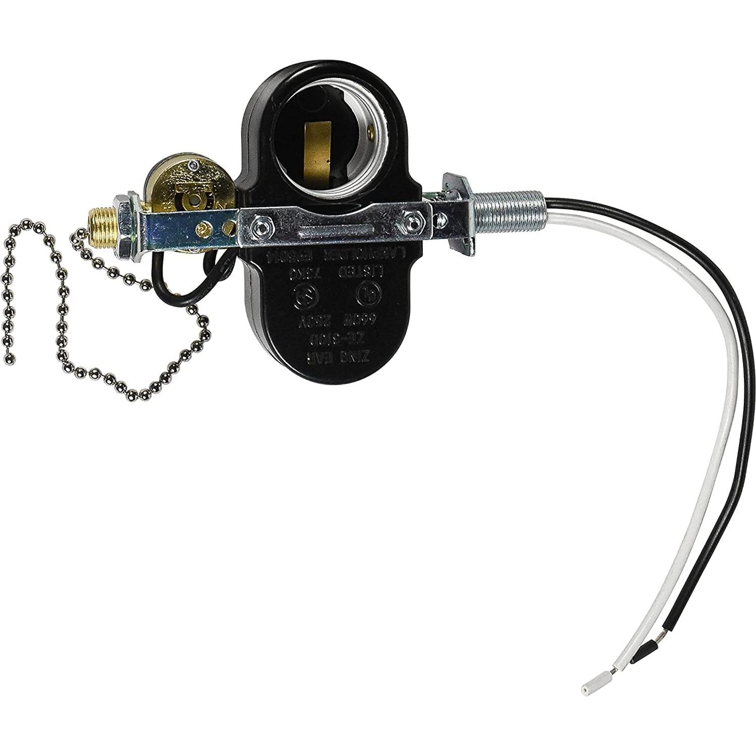 Interruptor de Socket de 2 Luces HQRP para Ventilador de Techo