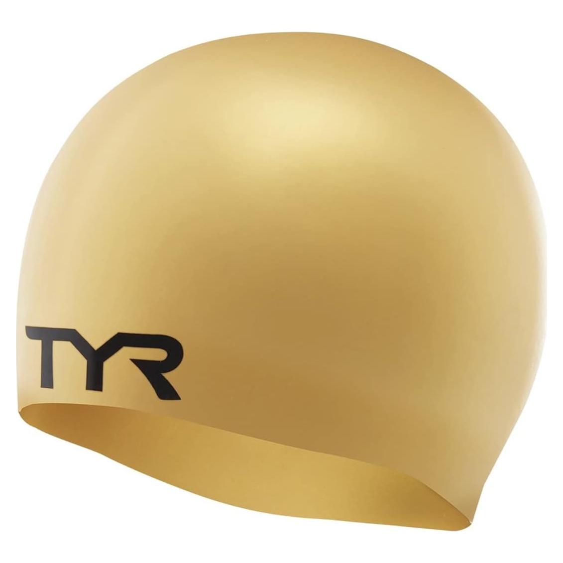 Gorro de Natación de Silicona TYR Stealth-X Adulto Dorado