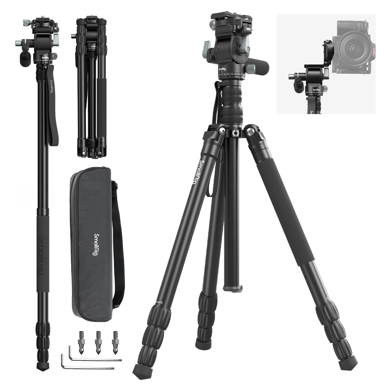 Trípode de Video SmallRig CT195 73" con Cabezal Fluido