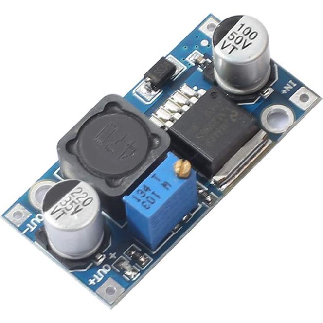 Reguladores de Voltaje DEVMO LM2596 Paquete de 10 Módulos DC-DC