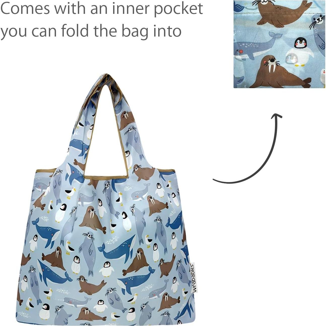 Bolsa de Compras Reutilizable Allydrew Mediana Plegable Set de 2