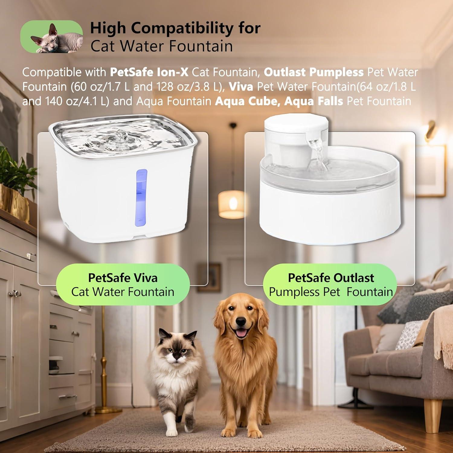 Filtro de Carbón para Fuente de Agua para Mascotas TOGGATH - 6 Paquetes