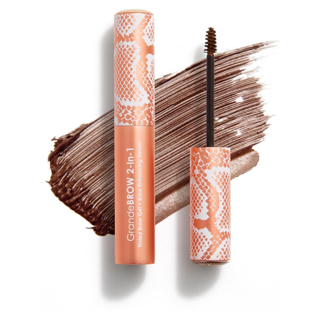 Gel Tinte para Cejas 2-en-1 Grande Cosmetics 2.07 ml Castaño