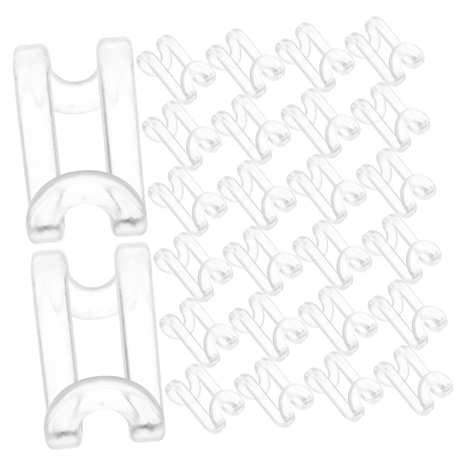 Ganchos Conectores para Perchas SOLUSTRE 60pcs Ahorra Espacio