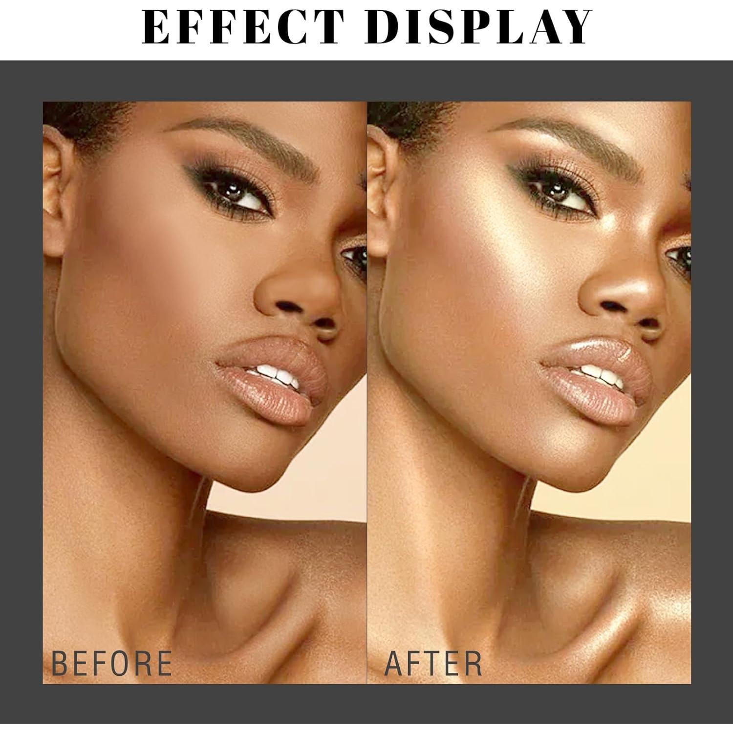 Spray de Brillo Corporal HOSAILY 94.8g Iluminador Hidratante Plateado