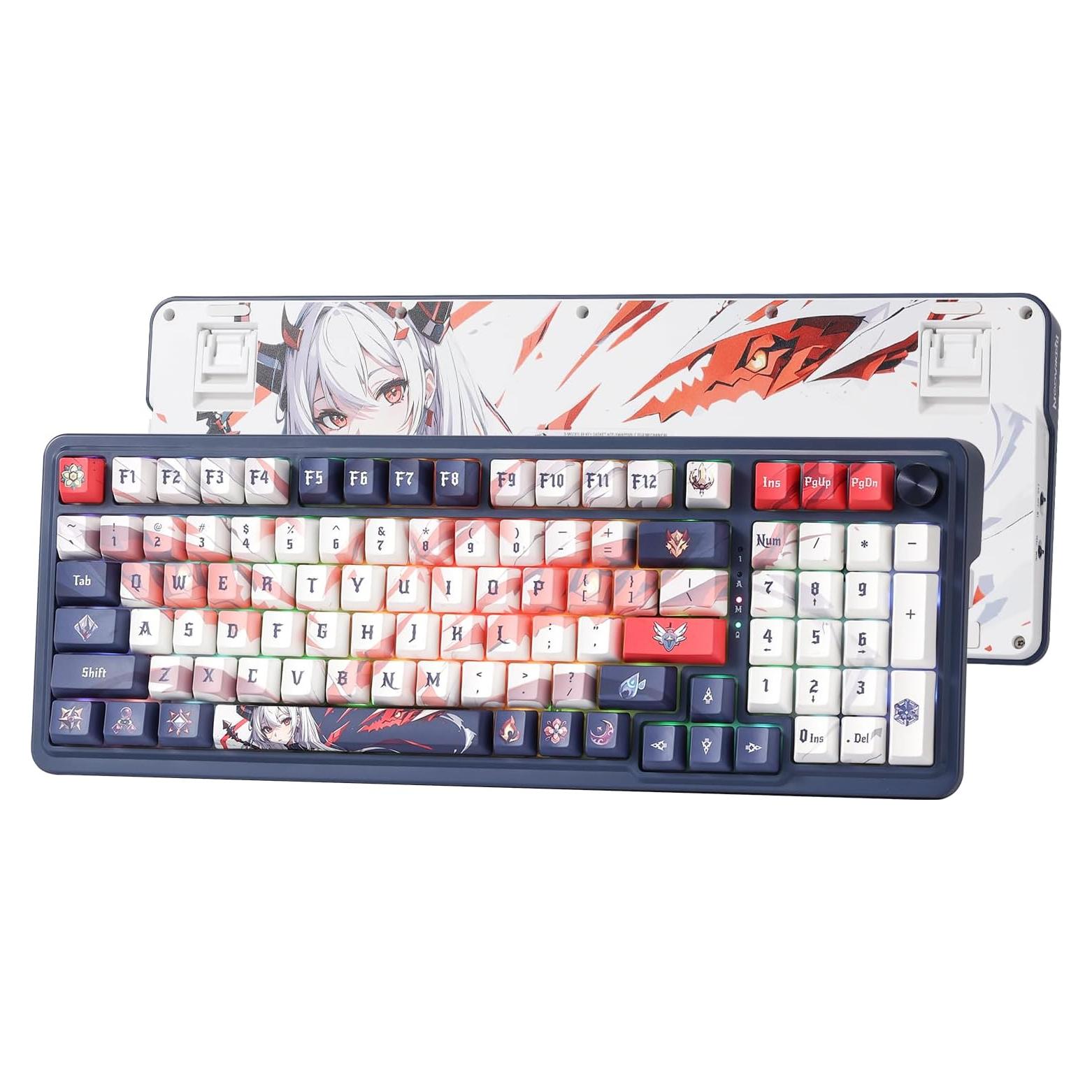 Teclado Mecánico Inalámbrico Redragon K686 PRO 98 Teclas RGB