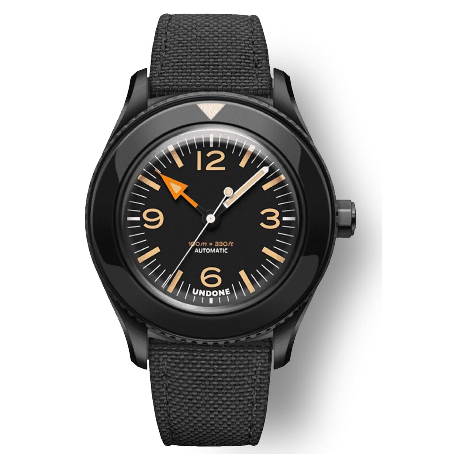 Reloj Automático UNDONE Basecamp Classic 40mm Negro