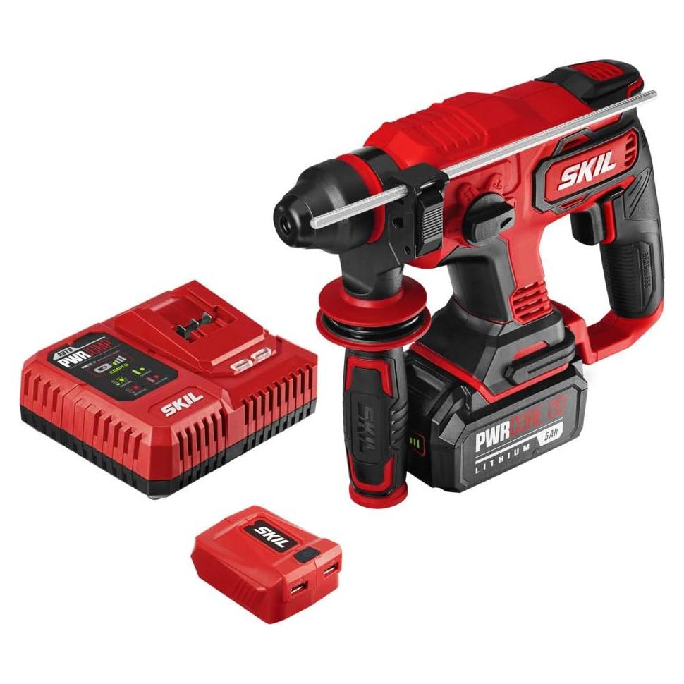 Martillo Rotativo Skil PWRCore 20V Sin Escobillas 7/8" Kit