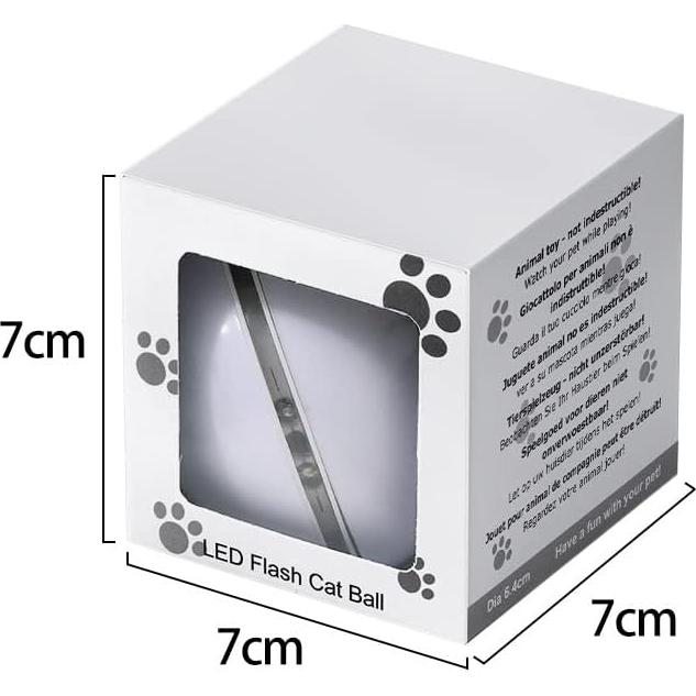 Bola Interactiva para Gatos y Perros Cdypesp Azul LED