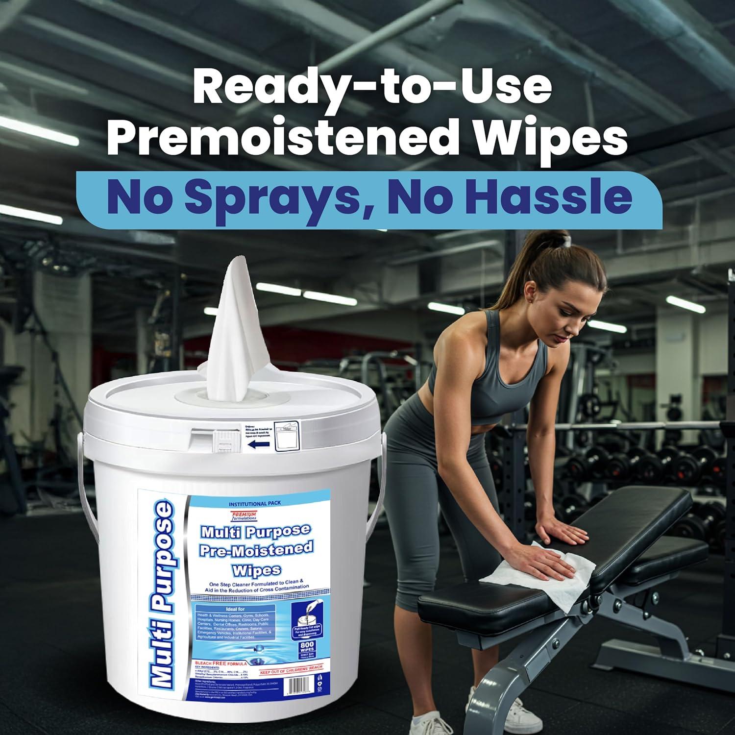 Toallitas Húmedas a Granel 800 Unidades con Cubo Dispensador