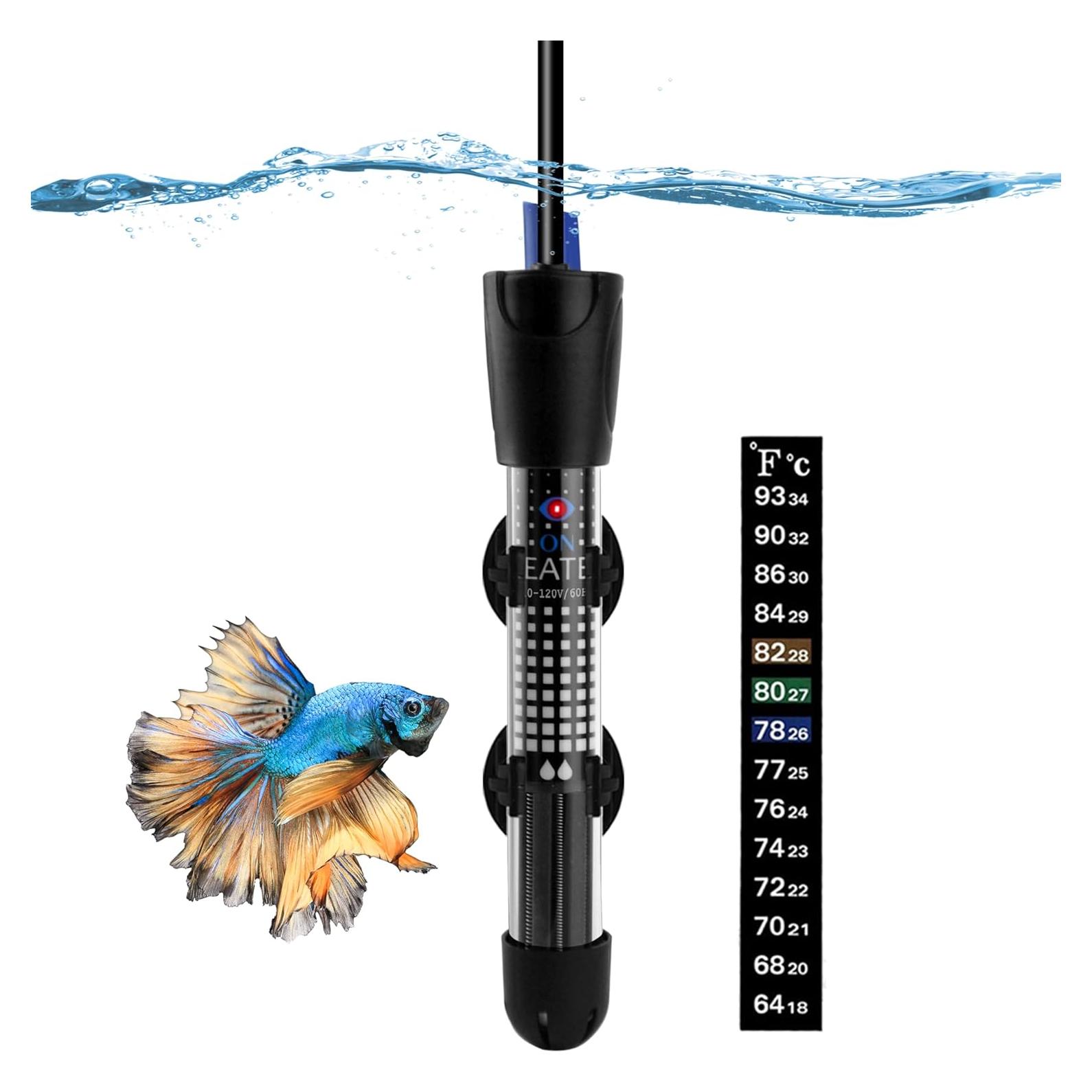 Calentador de Acuario DOMICA 25W para 11-30 litros con Termómetro