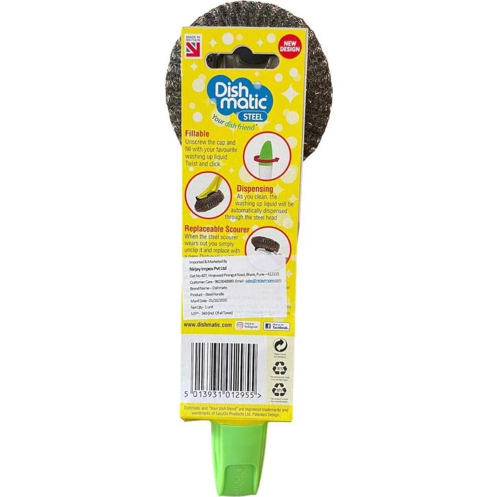 Rociador de Esponja Llenable Easy Do Dishmatic Acero Inoxidable