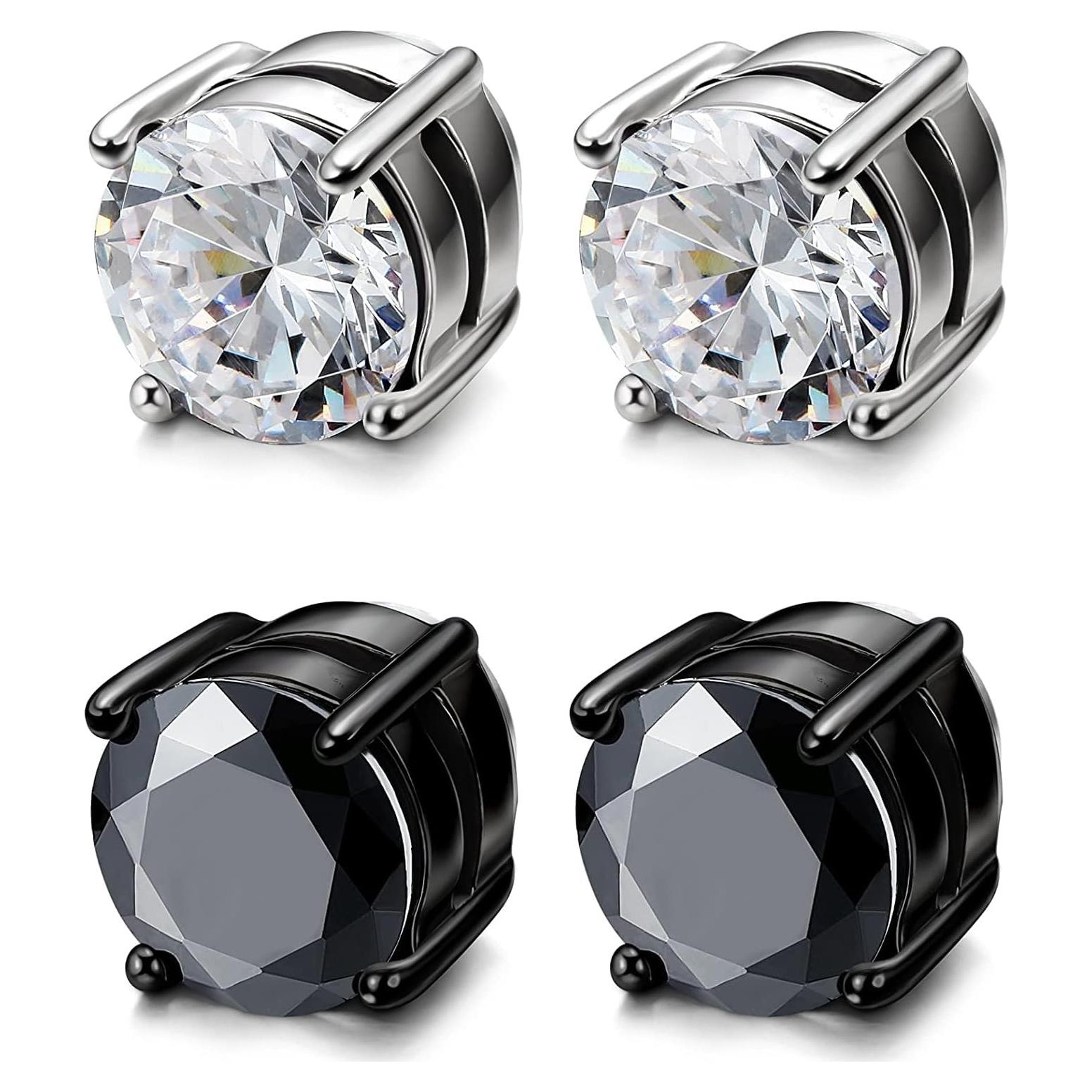 Pendientes Magnéticos Acero Inoxidable YZstyle Unisex 6MM-8MM