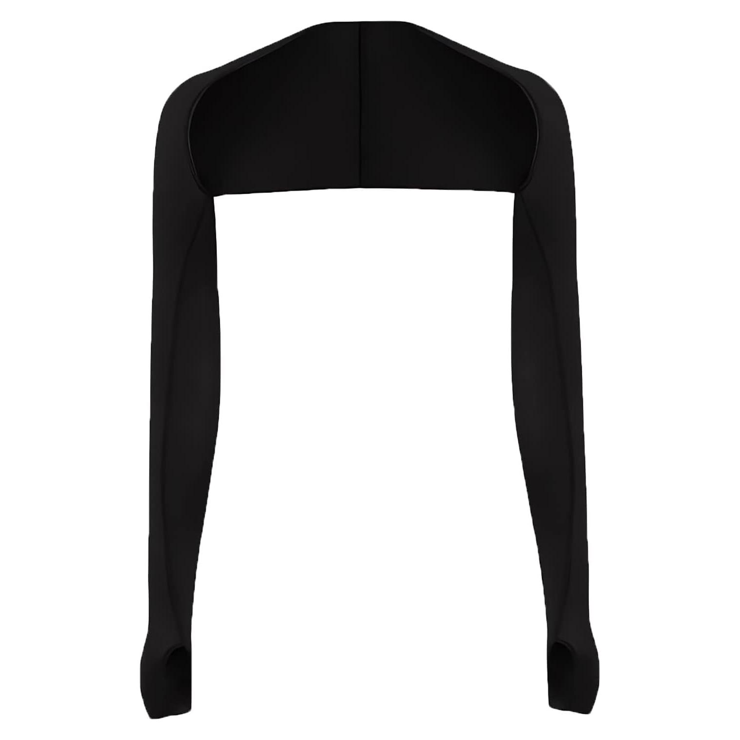 Chal Refrigerante UV para Mujeres HomTop - Talla Única, Negro